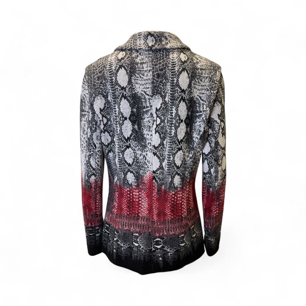 Yoana Baraschi Stylish Women's Urban Reptile Blazer Jacket Size M - Picture 4 of 4